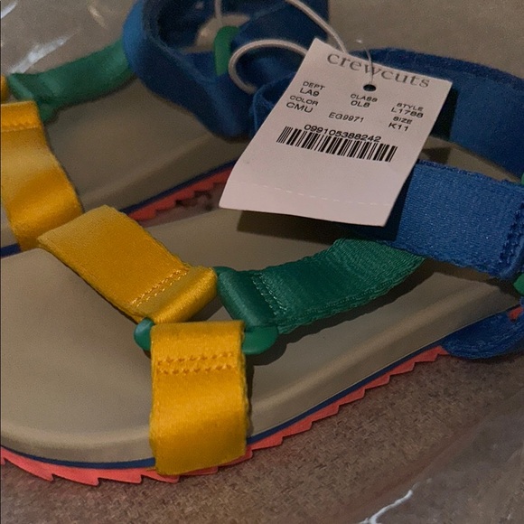 Crewcuts Blue and Yellow Sandals for Casual Summer Days - Picture 5 of 5